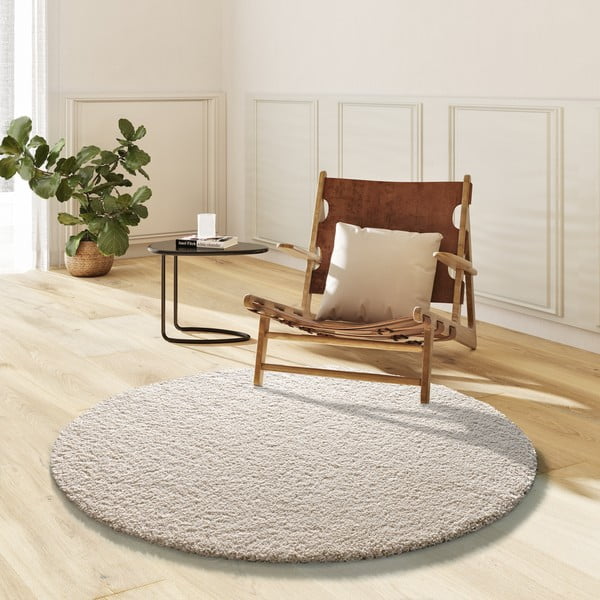 Tappeto rotondo beige ø 130 cm Norge – Universal-image-1