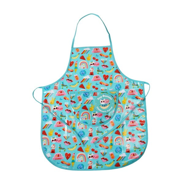 Grembiule blu per bambini Top Banana - Rex London