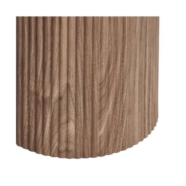 Tavolo consolle beige/di colore naturale con piano effetto marmo 40x120 cm Athens – House Nordic-image-4