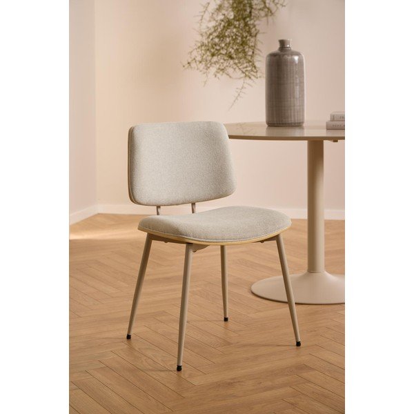 Sedia da pranzo color crema Owen - Actona-image-2