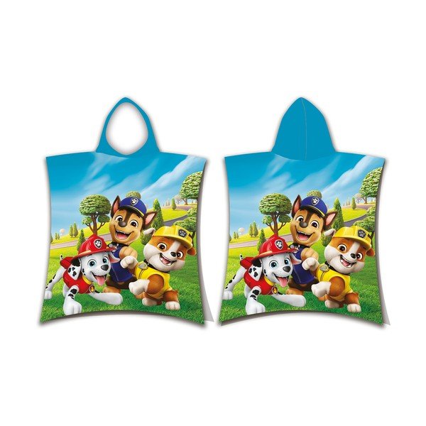 Poncho per bambini in cotone 3-8 anni Paw Patrol – Jerry Fabrics
