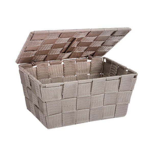 Cestino marrone con coperchio Adria - Wenko