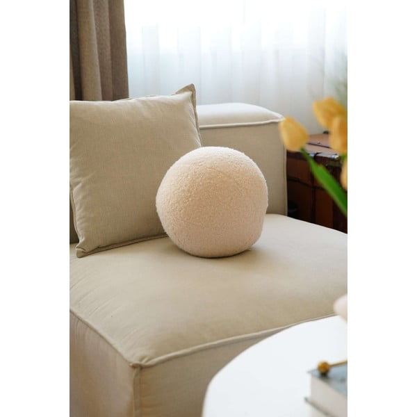 Cuscino decorativo in bouclé ø 20 cm Top – Mioli Decor-image-2