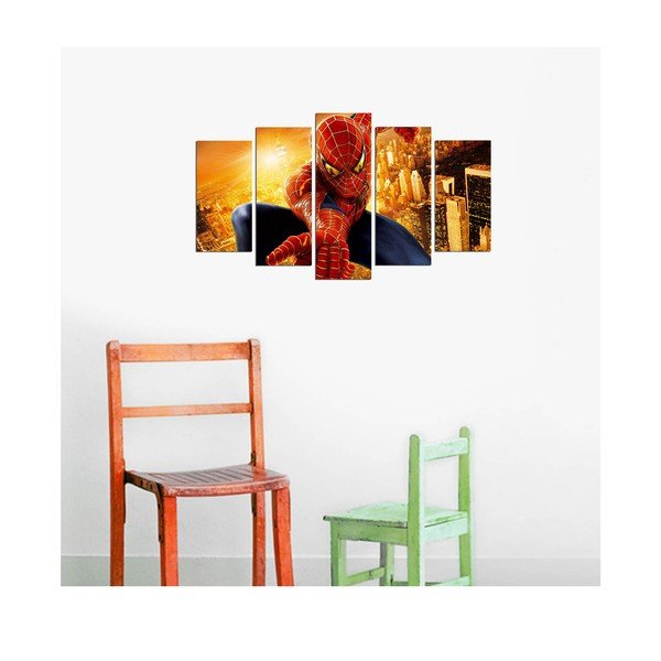 Quadro in 5 parti di Spider Man - Wallity-image-1