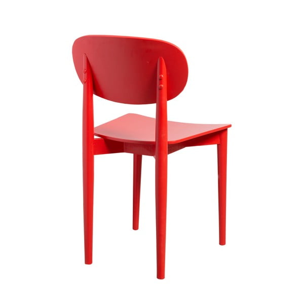 Sedia da pranzo rossa - Really Nice Things-image-3