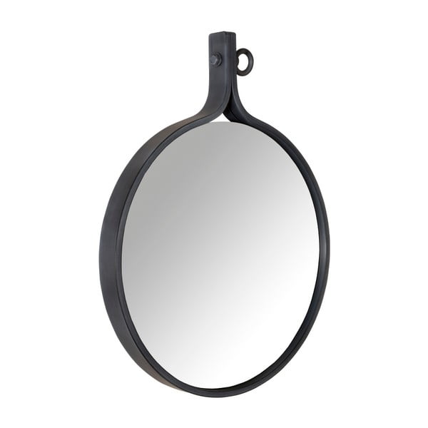 Specchio con cornice nera Attractif, larghezza 41 cm - Dutchbone