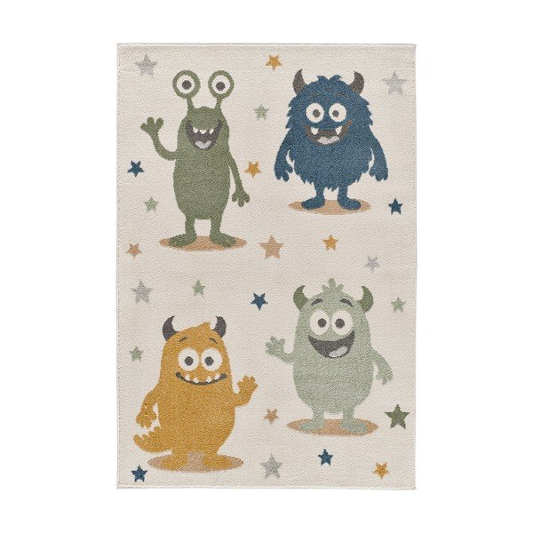 Tappeto per bambini color crema 120x170 cm Beats – Universal