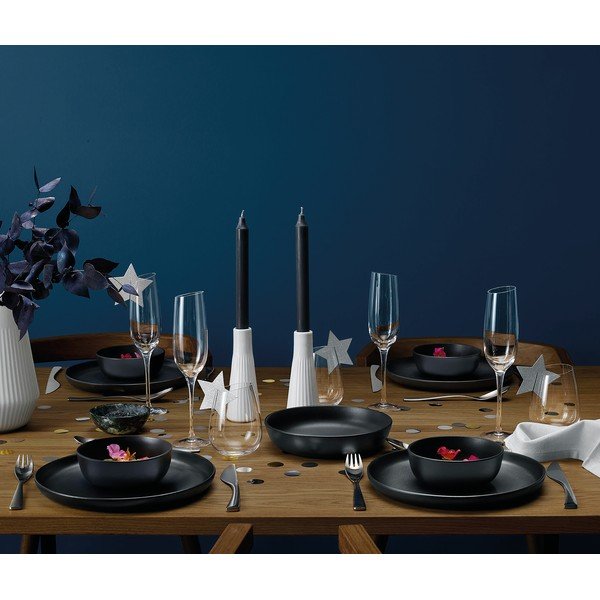 Piatto fondo Nordic in gres nero, ø 20 cm Nordic Kitchen - Eva Solo-image-1