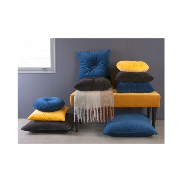 Cuscino in cotone nero, 60 x 60 cm - PT LIVING-image-2