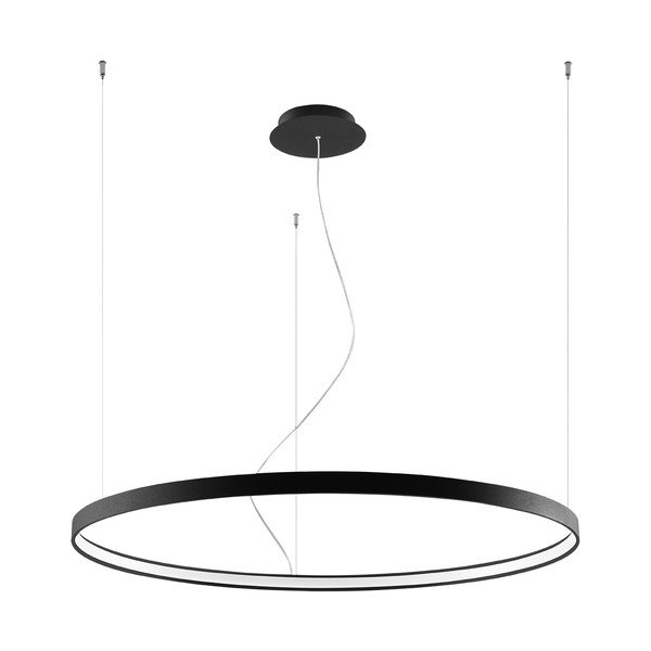 Lampadario LED nero in alluminio ø 110 cm RIO – Thoro