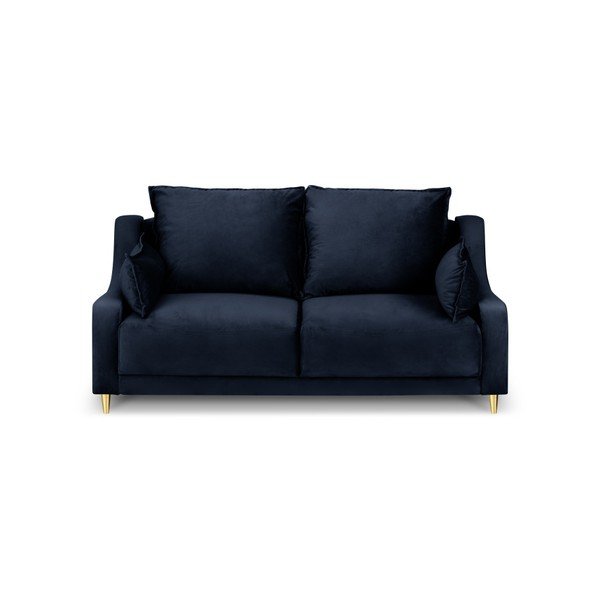 Divano blu scuro Pansy, 150 cm - Mazzini Sofas-image-2
