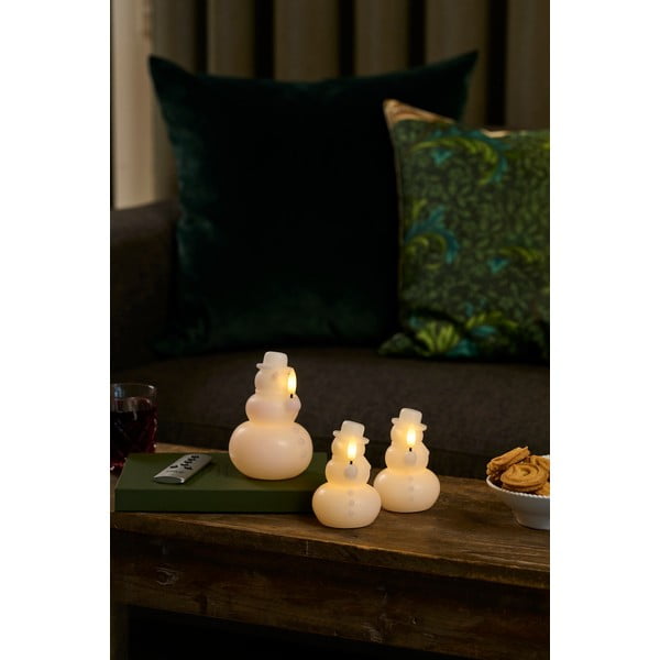 Decorazione natalizia luminosa bianca ø 9 cm Eva – Sirius-image-1