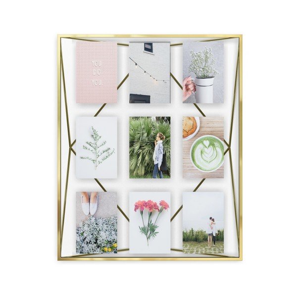 Cornice per foto in colore oro Prisma - Umbra