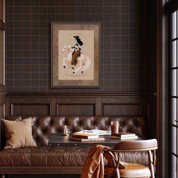Dipinto stampato con cornice inclusa 30x40 cm Rodeo – Styler-image-2