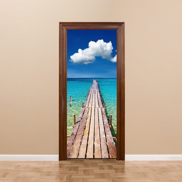 Adesivo per porte Welcome to Paradise, 83 x 204 cm - Ambiance