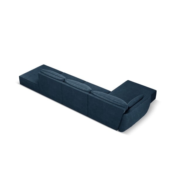 Divano angolare blu scuro (angolo sinistro) Vanda - Mazzini Sofas-image-3