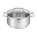 Pentola in acciaio inox con coperchio per induzione 5 l Duetto+ - Tefal