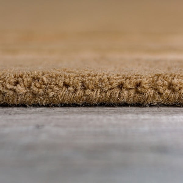 Tappeto color terracotta in lana tessuto a mano 120x170 cm Gatsby – Flair Rugs-image-4