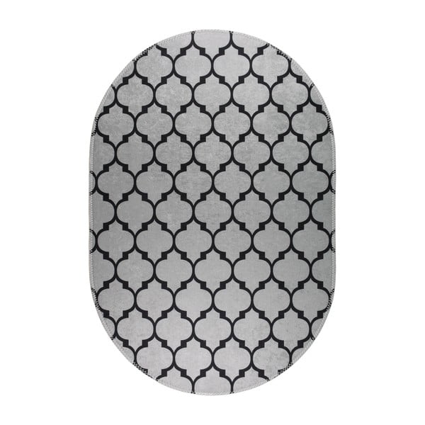Tappeto lavabile grigio scuro 160x230 cm - Vitaus