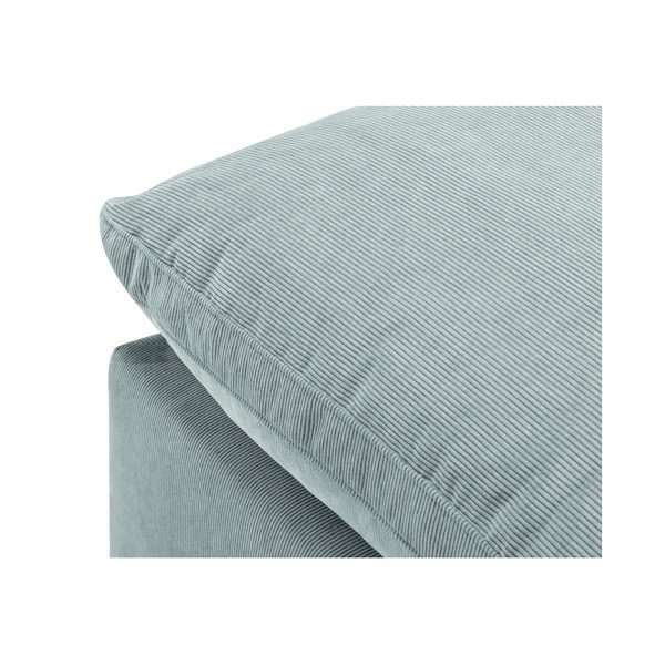 Parte angolare azzurra del divano modulare in velluto a coste, angolo destro Galaxy - Windsor & Co Sofas-image-4