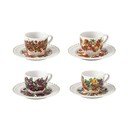Tazzine in set bianche in new bone china 4 pz 90 ml Le Primizie – Brandani