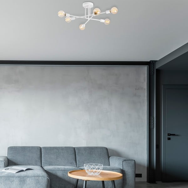 Plafoniera bianca 64x64 cm Flower – Opviq lights-image-1