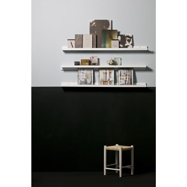 Mensola bianca per foto e cornici 120 cm Studio - WOOOD-image-1