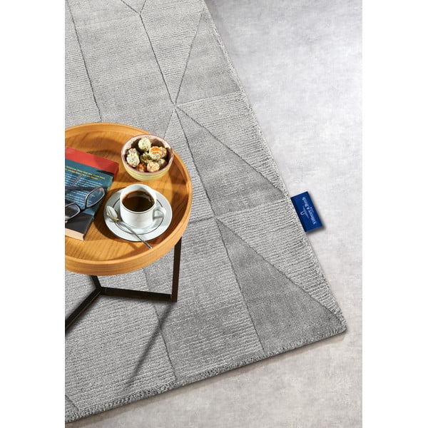 Tappeto grigio in lana tessuto a mano 190x280 cm Ursule - Villeroy&Boch-image-2