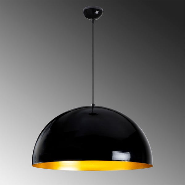 Lampada da soffitto nera Berceste, ø 60 cm - Opviq lights-image-1