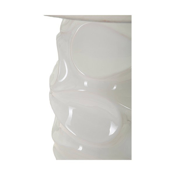 Lampada da tavolo bianca con paralume in tessuto (altezza 83 cm) Warsaw - Mauro Ferretti-image-4