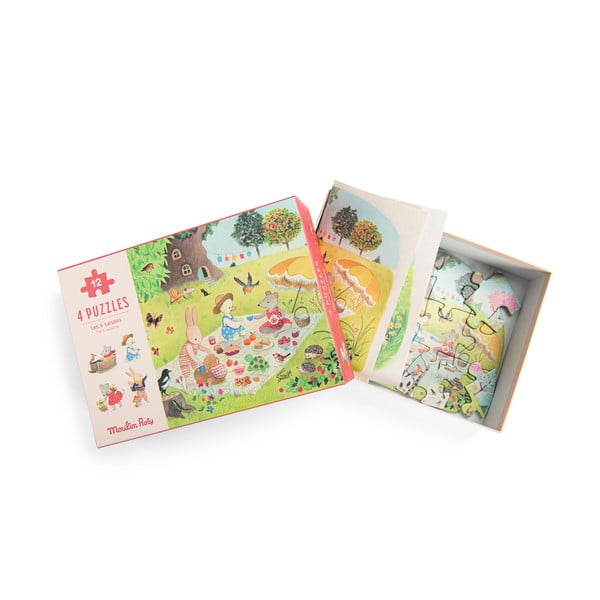 Puzzle La Grande Familie - Moulin Roty-image-3