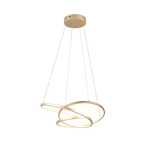 Lampadario a LED dimmerabile in oro Darvin - Trio-image-2