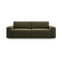 Divano verde allungabile/con contenitore con rivestimento in velluto 247 cm Jodie – Micadoni 