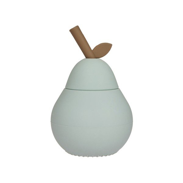Tazza per bambini color menta in silicone Pear – OYOY Mini