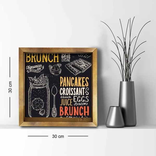 Dipinto 30x30 cm Brunch - Wallity-image-1