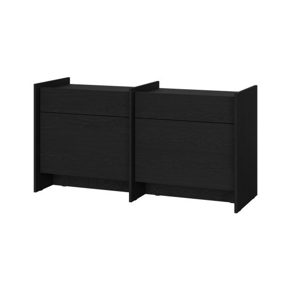 Credenza nera 146x76x51 cm Hido – noo.ma