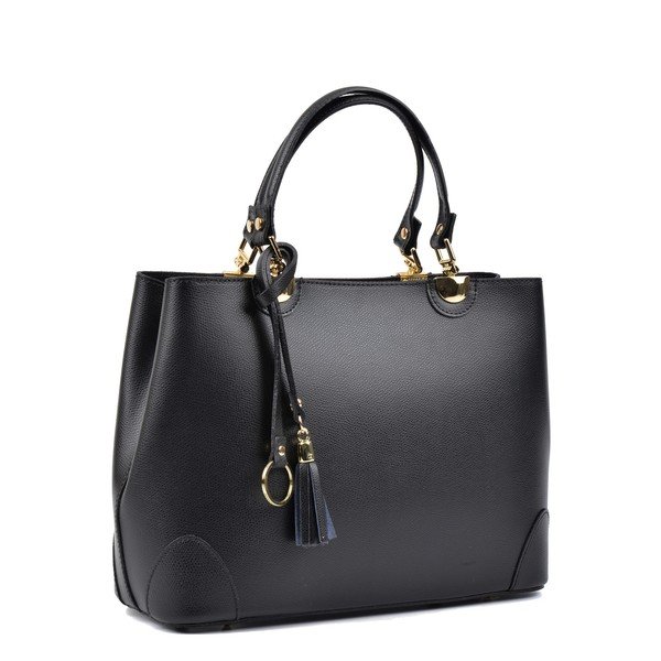 Borsa in pelle nera Sabine - Isabella Rhea-image-2