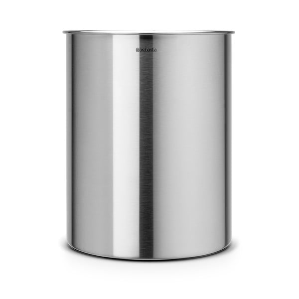 Bidone in acciaio argento opaco 15 l - Brabantia