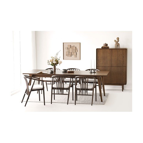 Tappeto grigio tortora in misto lana 160x230 cm Nila – House Nordic-image-1