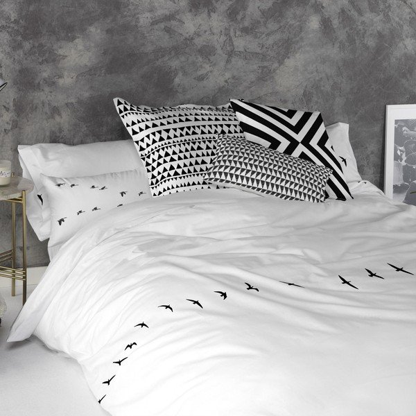 Set di 2 federe in cotone Trip - Blanc-image-1