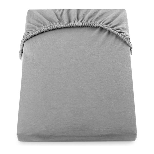 Lenzuolo elastico grigio, 220/240 x 220 cm Nephrite - DecoKing