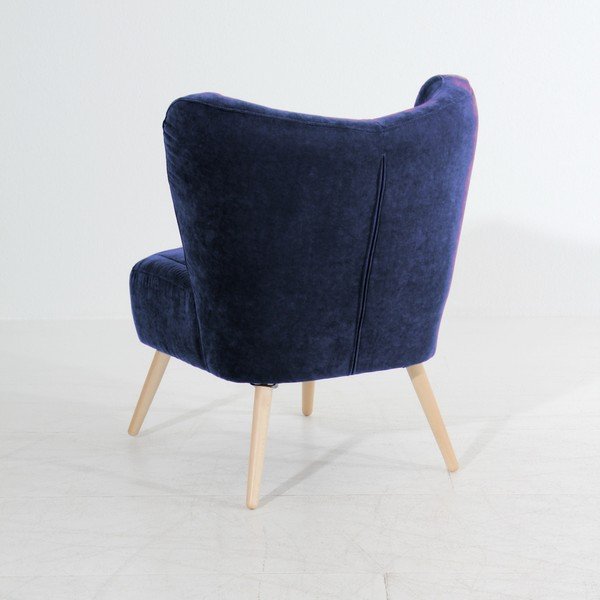 Poltrona blu scuro Sari Velur - Max Winzer-image-2
