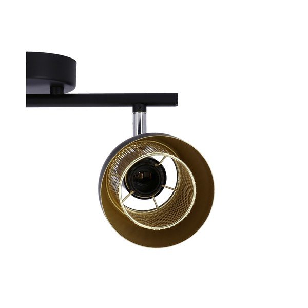 Lampada da soffitto nera con paralume in metallo 41,5x10 cm Aleksandria - Candellux Lighting-image-4