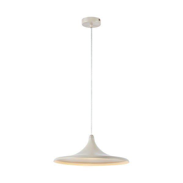 Lampadario LED beige in metallo con intensità regolabile ø37x13 cm Beam – Markslöjd