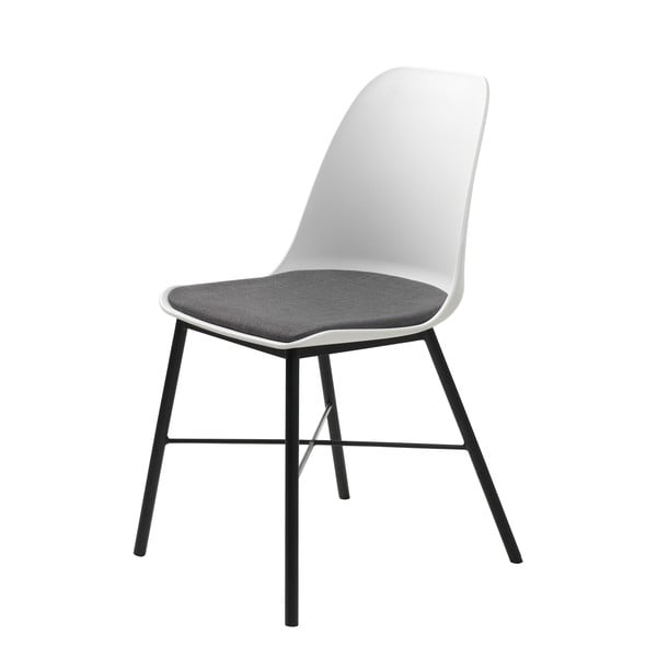 Set di 2 sedie bianche e grigie Whistler - Unique Furniture-image-1