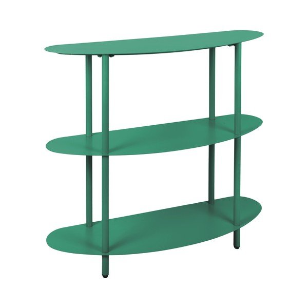 Scaffale verde in metallo 90x82x28 cm Cool Retro – Leitmotiv