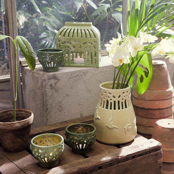 Portacandele in ceramica per tea light Orangery - Kähler Design-image-3
