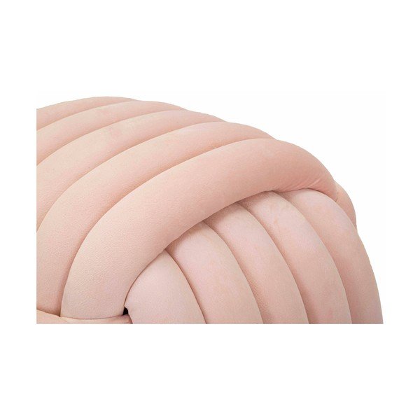 Poggiapiedi in velluto rosa chiaro Softy - Mauro Ferretti-image-4