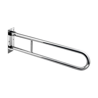 Maniglia a muro in acciaio inox per bagno 83 cm Handicap - Sapho