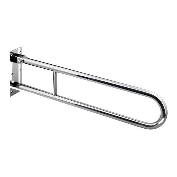 Maniglia a muro in acciaio inox per bagno 62 cm Handicap - Sapho